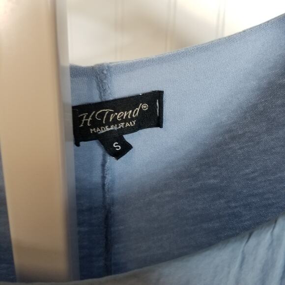 H Trend Sleeveless Ombre Silk Sequin Top Small - Picture 6 of 9